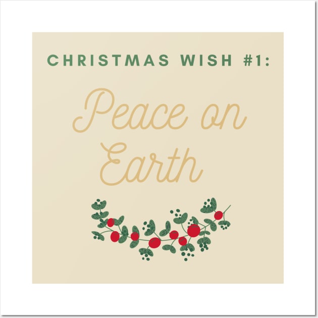 Christmas Wishes Wall Art by Pop Cult Store